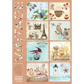 Записная книга B6, 36 листов, Обложка KRAFT-картон